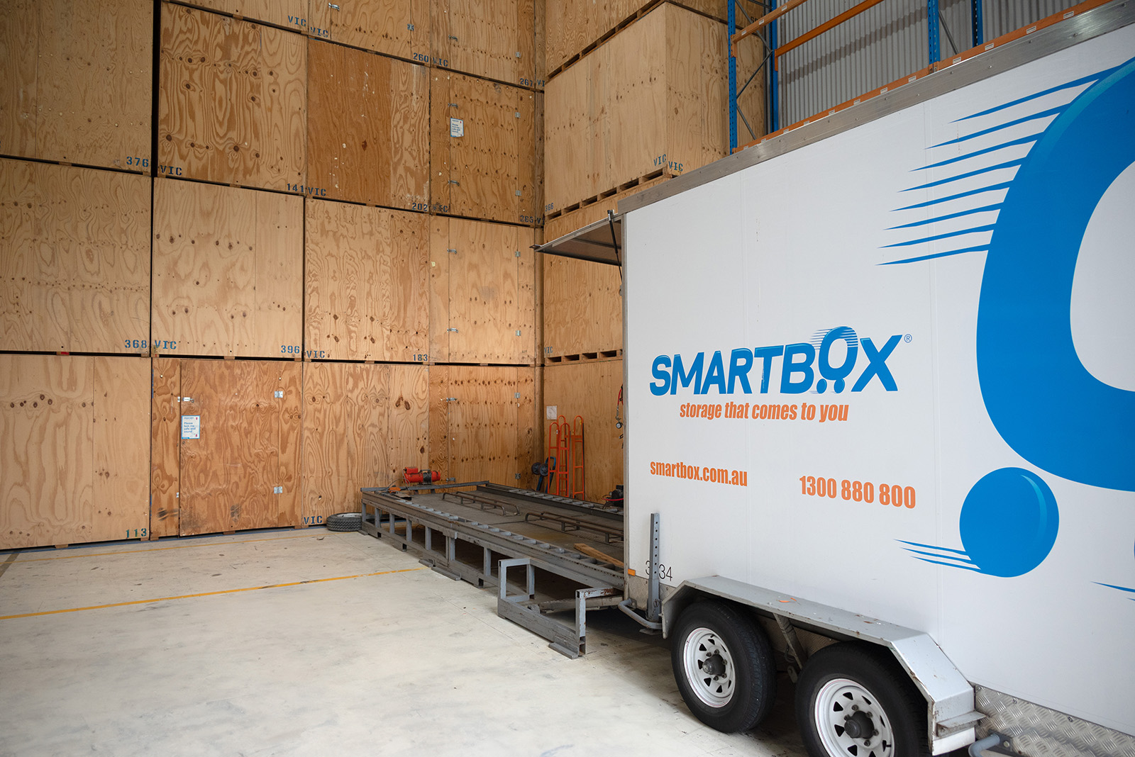 Smartbox mobile storage unit